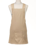 Oatmeal Linen Crossback Chore Apron