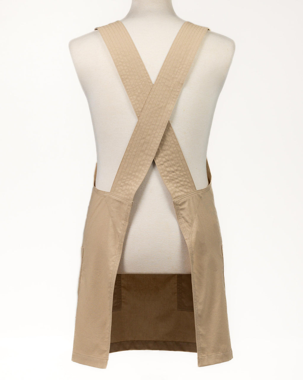 Oatmeal Linen Crossback Chore Apron
