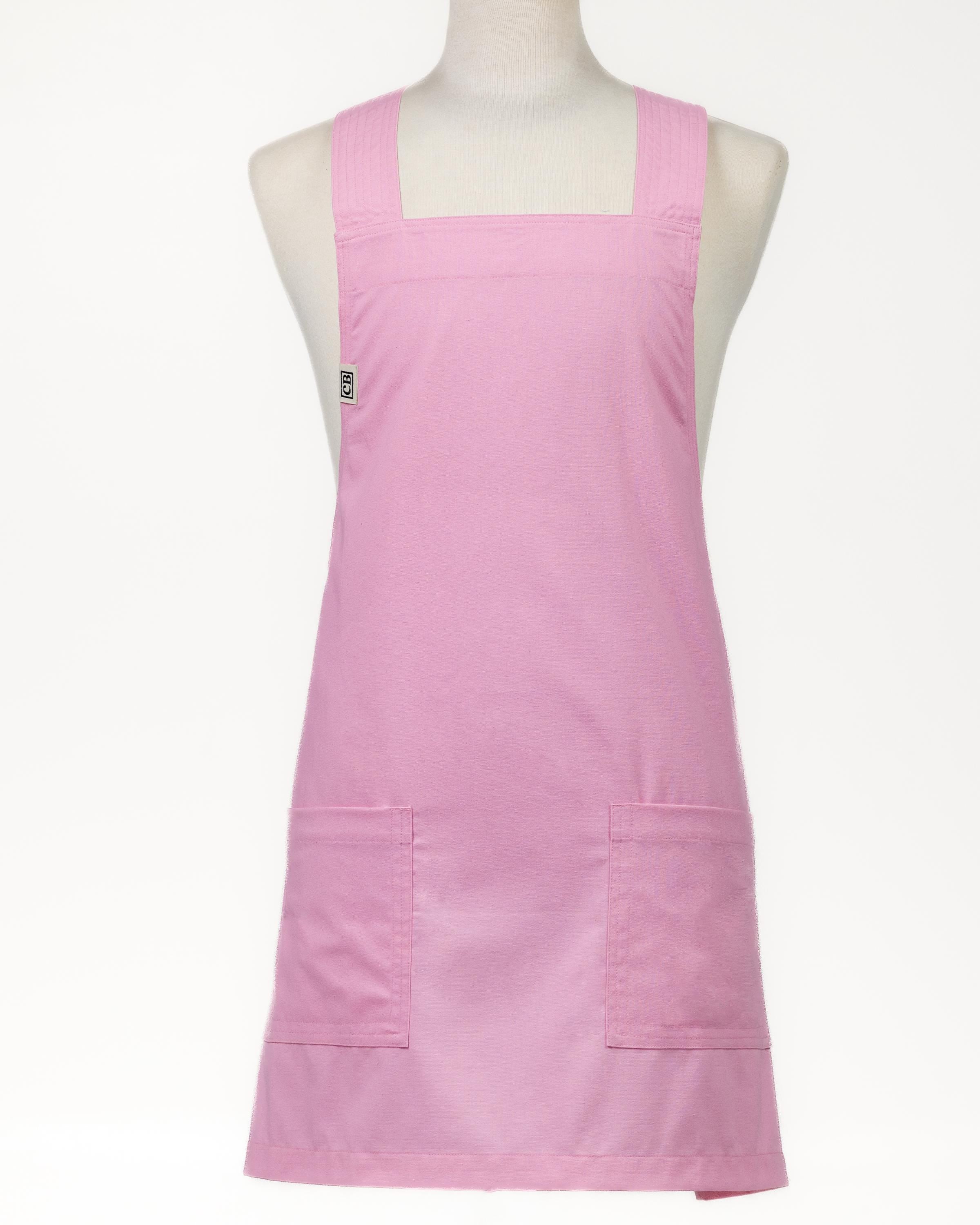 Pink Linen Crossback Chore Apron (Copy)