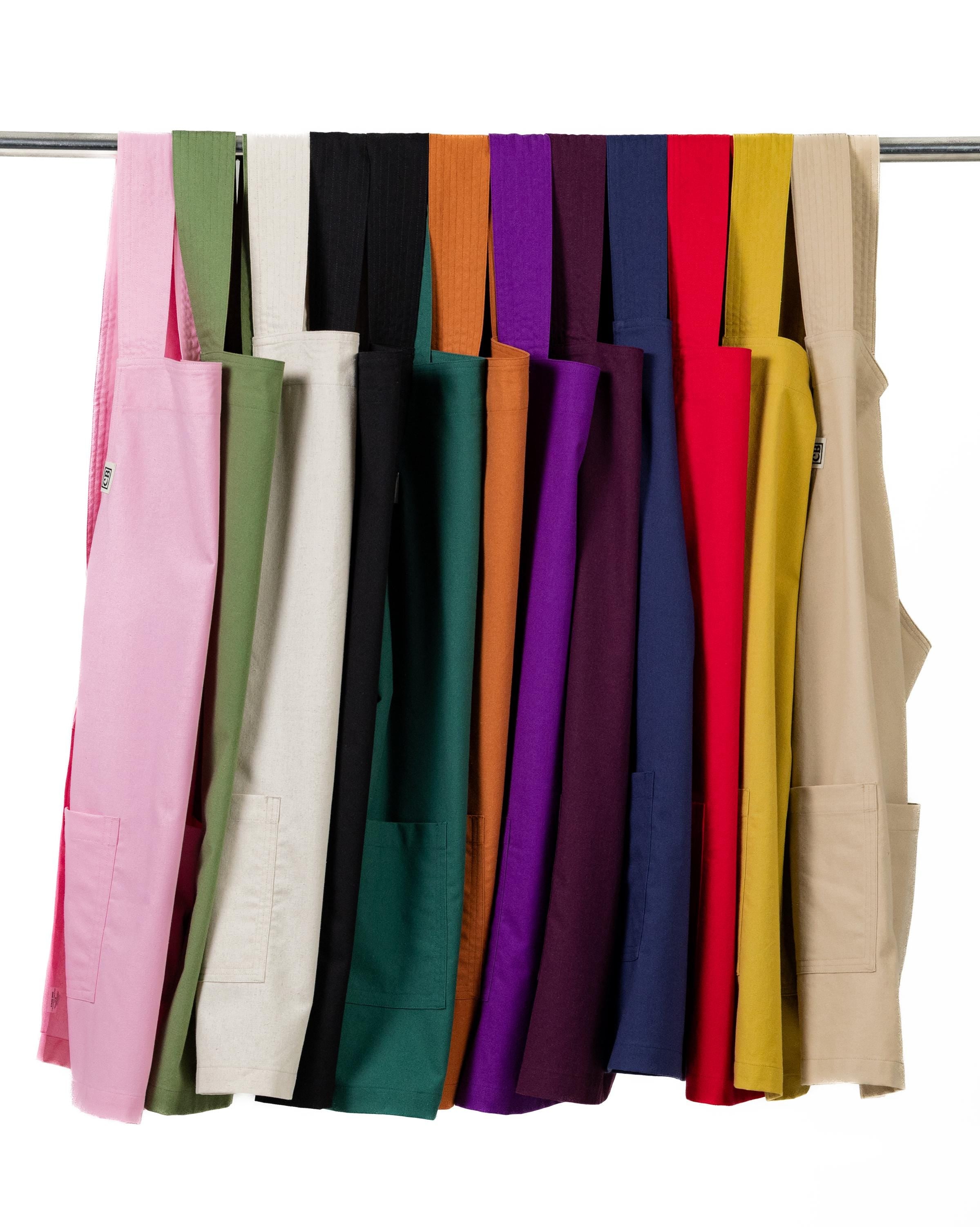 Oatmeal Linen Crossback Chore Apron