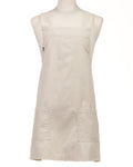 Cream Linen Crossback Chore Apron