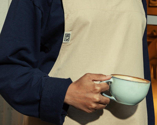 Oatmeal Linen Crossback Chore Apron